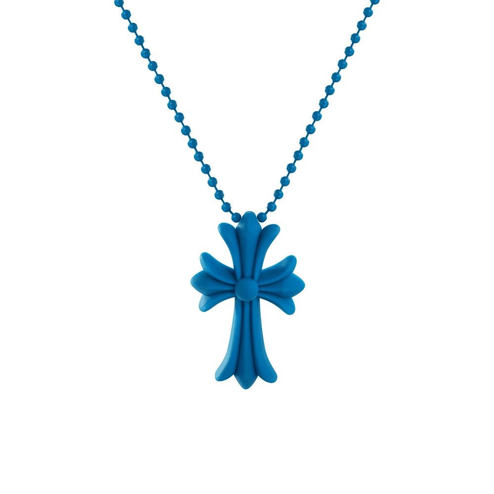 Colorful cross Joker lady necklace-MLMLSPTS0707 – additional view