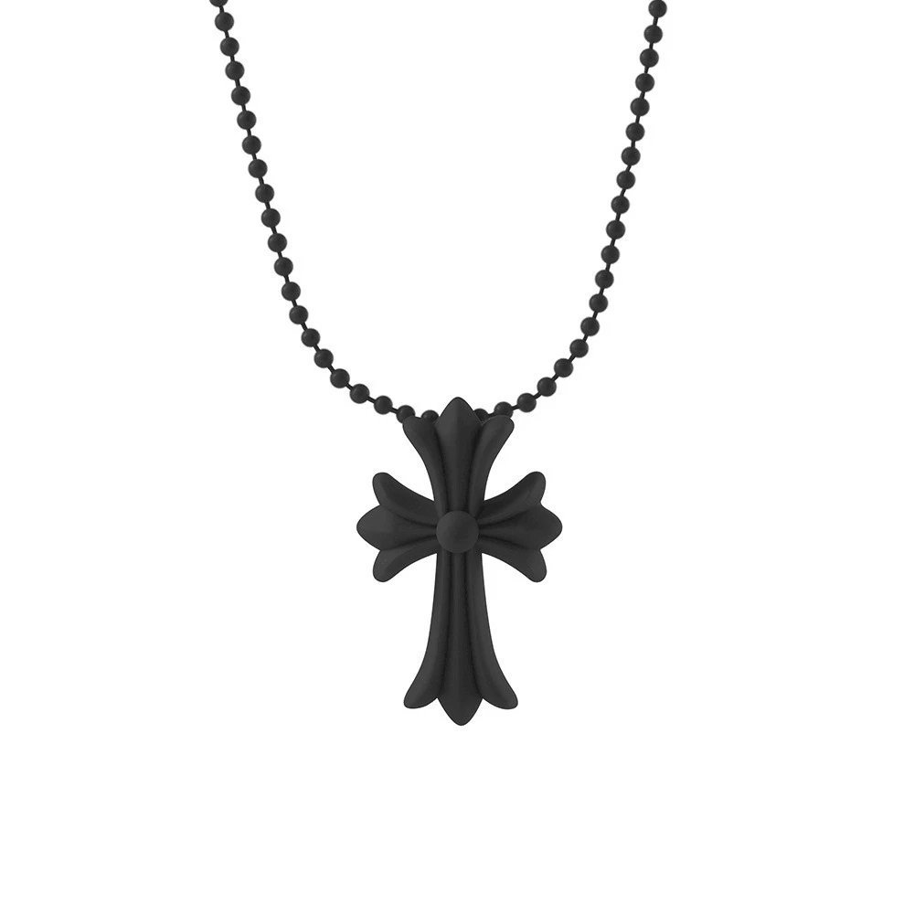 Colorful cross Joker lady necklace-MLMLSPTS0707 – additional view