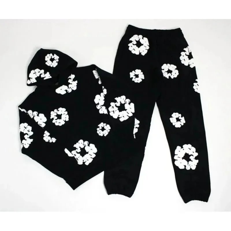 Factory-style trendy hoodie and sweatshirt set in DD 001