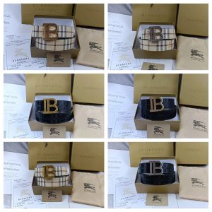 Fashionable leather belt BUR