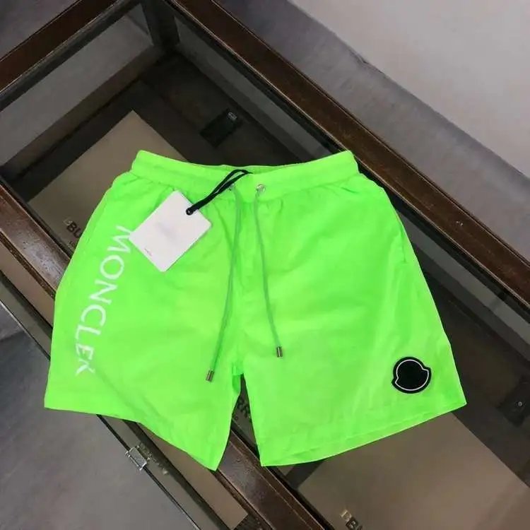 Factory-direct, high-quality summer athletic five-inch shorts in Fluorescent Green