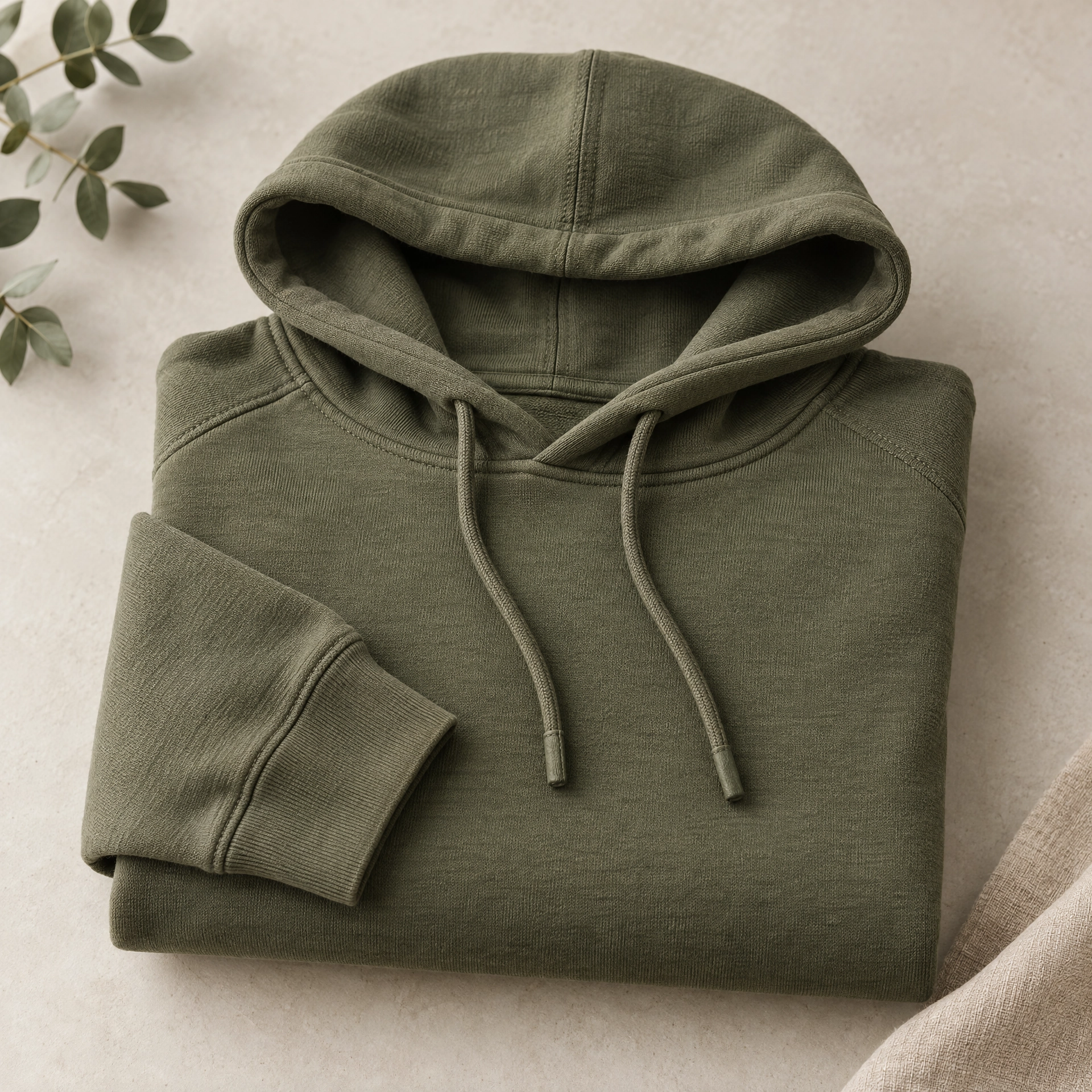 Casual streetwear hoodie shown as an illustrative clothing and layering example