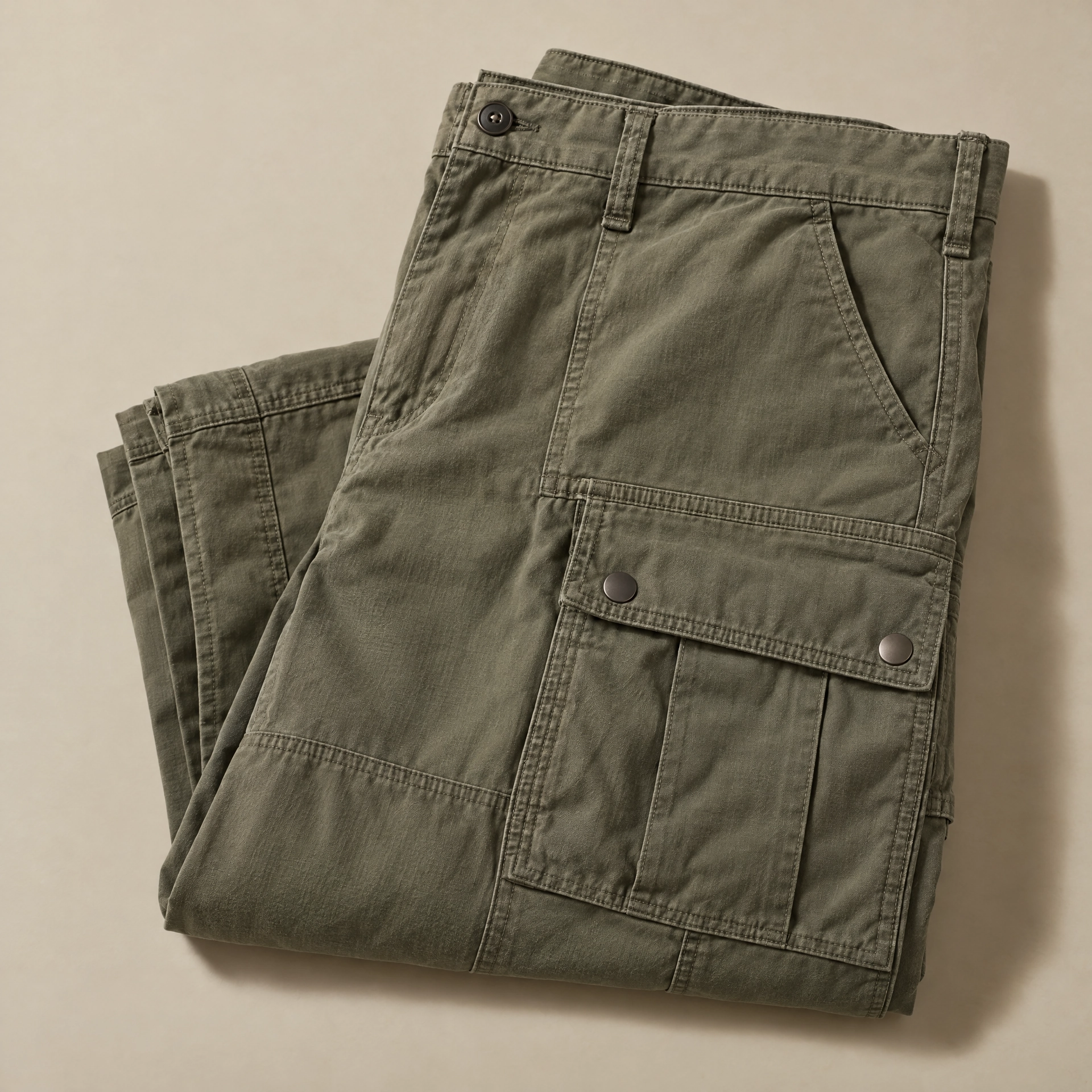 Pants listing example for comparing neutral trousers and classic wardrobe silhouettes