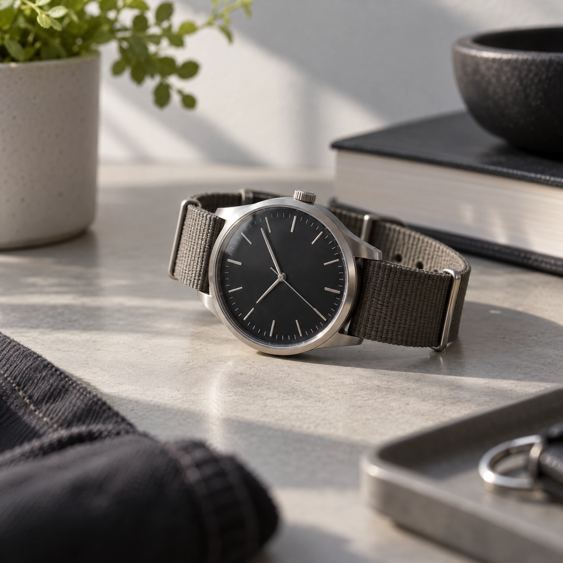Watch listing example for comparing understated accessories with classic outfits