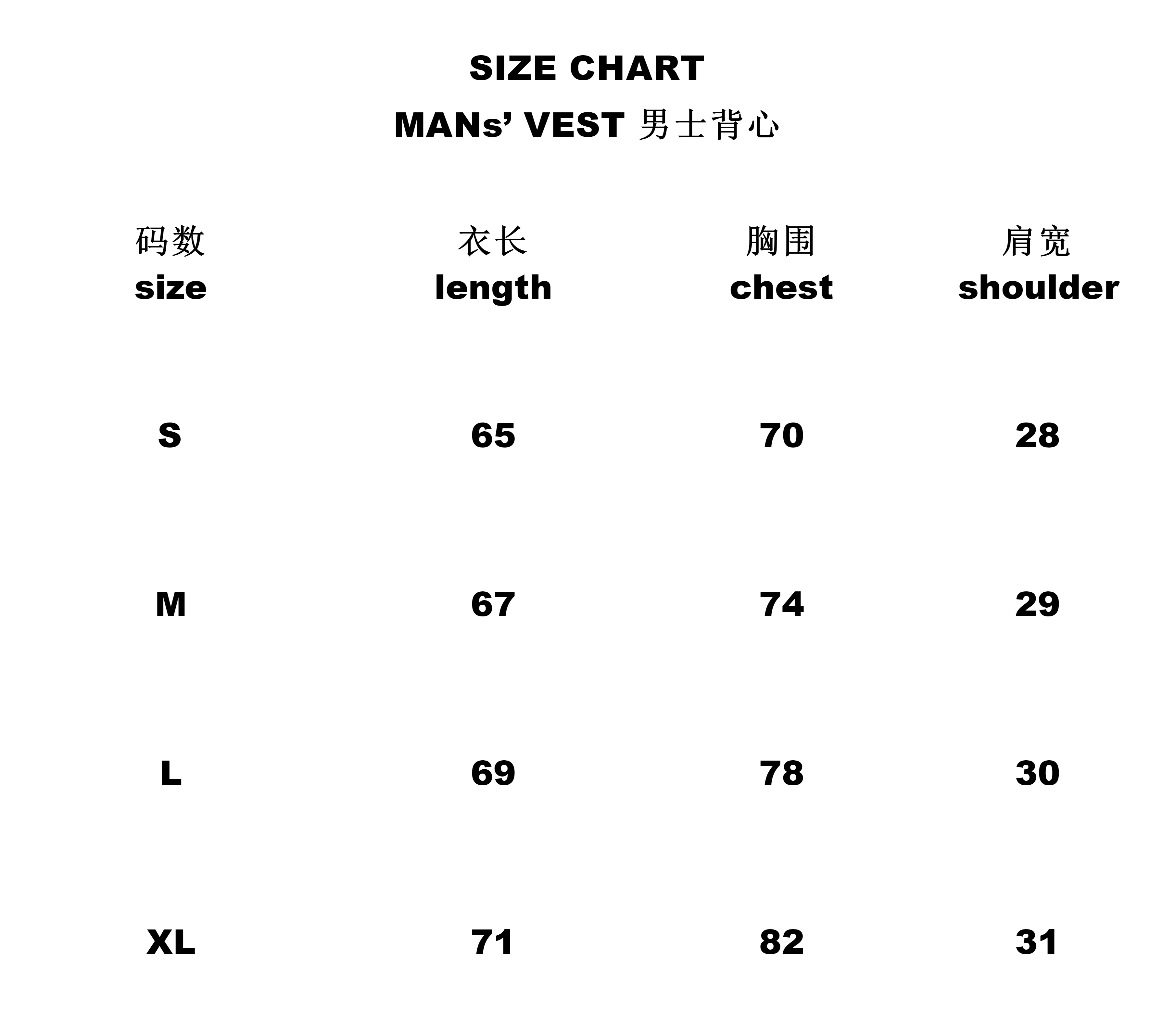 High-quality 4-RC-001 size chart